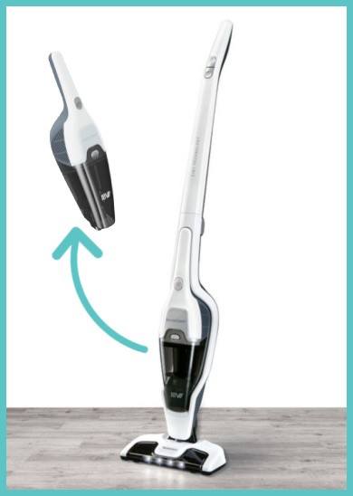2-in-1 cordless vacuum cleaner, 12 V